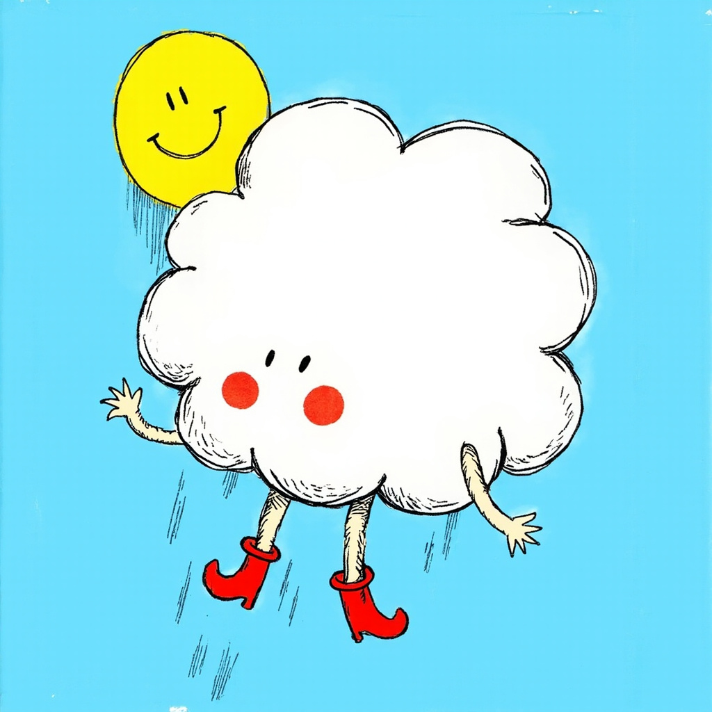 Humphrey Floats Above the Clouds